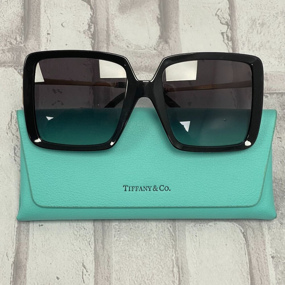 Tiffany & Co. TF4212U Black/Grey Gradient Women's Sunglasses - Preowned